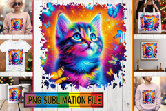 Dazzling TOTE BAG Art Ideas, Cat Product Image 1