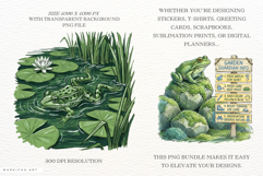 Summer Reptiles Garden Clipart Product Image 2