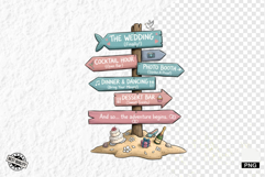 Summer Wedding Signspots Clipart Product Image 1