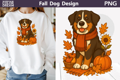 Fall Dogs Clipart | Autumn Puppy Sublimation Bundle Product Image 27