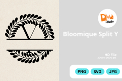 Bloomique Split Monogram Product Image 1