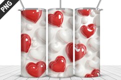 Valentines Love Skinny Tumbler PNG Wrap| Valentines Tumbler Product Image 2