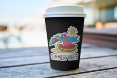Summer Flamingo Stickers Product Image 5