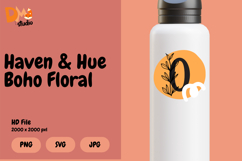 Haven &amp; Hue Boho Floral Monogram Product Image 1