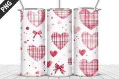 Lovely Hearts Tumbler Design | Valentine&#039;s Day Tumbler Wrap Product Image 2