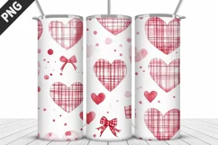 Lovely Hearts Tumbler Design | Valentine's Day Tumbler Wrap Product Image 2