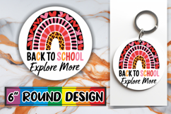 Radiant Round Ornaments PNG Design, Back To School Product Image 1
