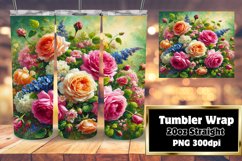 Custom 20oz Tumbler Design , Flower Product Image 1