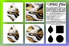 Car Coaster Marvels in Marble Product Image 1