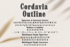 Cordavia Font Bundle - Modern Serif Font Family with Swashes Product Image 14