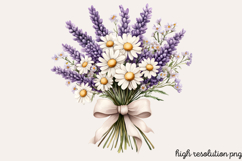Wildflowers Arrangements Clipart Bundle PNG Product Image 8