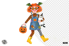 Halloween Girls Clipart Product Image 1