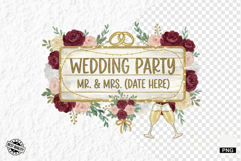 Coquette Wedding PNG Sublimation Product Image 1