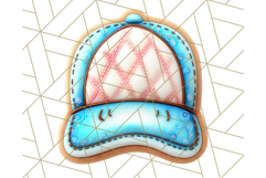 Baseball Cap Cookie Clipart PNG, Fun Hats in Cute Styles Png Product Image 5