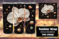 Craft Your Own 20oz Tumbler , 3D Flower Product Image 1