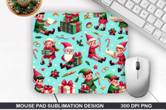 Christmas Mouse Pad Sublimation, Christmas Mouse Pad PNG Product Image 1