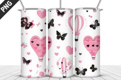 Lovely Hearts Tumbler Design | Valentine&#039;s Day Tumbler Wrap Product Image 2