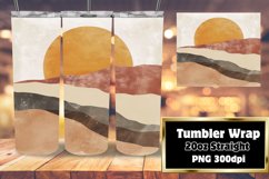 Boho Modern Landscape Tumbler Wrap 20oz Product Image 1