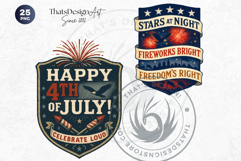 4th of July Slogans PNG Clipart set v2, Patriotic Quotes Product Image 10