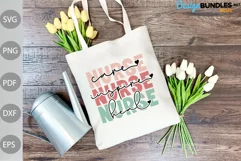 Nurse - Care - Inspire - Heal SVG / Nurse Life SVG Design Product Image 4