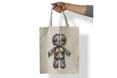 Exposed Bones Stitched Doll Halloween Voodoo PNG Product Image 7