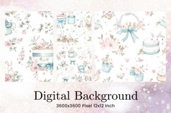 Easter Egg Background Backdrop Wallpaper Wall Art Product Image 1