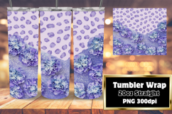 CUSTOM 20oz Tumbler PNG Artwork , Leopard Print Product Image 1