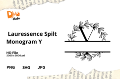 Lauressence Split Monogram Product Image 1