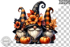 Halloween Gnome Sublimation - Clipart PNG Design Product Image 1