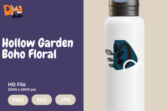 Hollow Garden Boho Floral Monogram Product Image 1