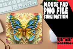 Colorful Butterfly Sublimation Pad - Spring Theme Product Image 1