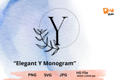 Elegant Monogram Timeless Serif Letter Set PNG | SVG | JPG Product Image 1