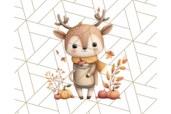 Woodland Apple Orchard Festival PNG Fall Clipart Product Image 5