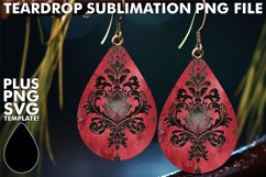 Teardrop Earrings with Glamorous Sparkle Product Image 1