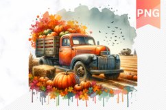 Autumn Botanical Sublimation - Clipart PNG Design Product Image 1