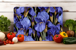 Iris Flower Cutting Board | Cutting Board png Product Image 4