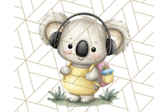 Cute Back to School Animals PNG Clipart with Books &amp; Bags Product Image 5
