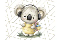 Cute Back to School Animals PNG Clipart with Books & Bags Product Image 5