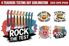 Teachers Testing Day Sublimation PNG Product Image 1