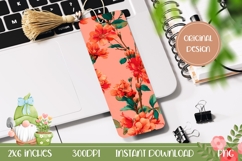Cute Flowers Bookmark, Nature Bookmark Design Product Image 1
