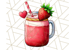 Strawberry Fruit PNG Clipart, Adorable Kawaii Characters Png Product Image 5