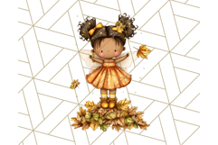 Fall Fairy Clipart PNG, Autumn Fairy People With Wings Product Image 5