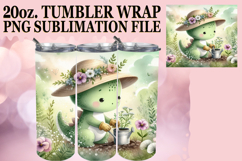 ENCHANTING HORIZONS 20oz TUMBLER WRAP, Cute Dino Product Image 1