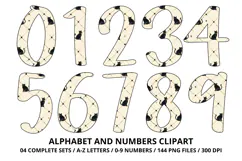 Halloween Alphabet Clipart PNG, watercolor letters doodle Product Image 5