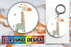 Round Keychain Delight Product Image 1