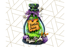 Bright Halloween Potion Bottle PNG Clipart, Holiday Elements Product Image 5