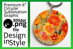 Vibrant Round Keychain Assortment Product Image 1