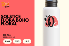 Solstice Flora Boho Floral Monogram Product Image 1