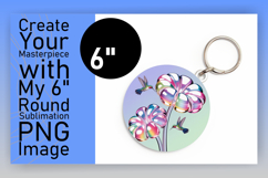 Vibrant Circle Design Car Coaster PNG , Birds Product Image 1