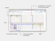 Simple Budget Tracker, Monthly Budget Tracker google sheets Product Image 5
